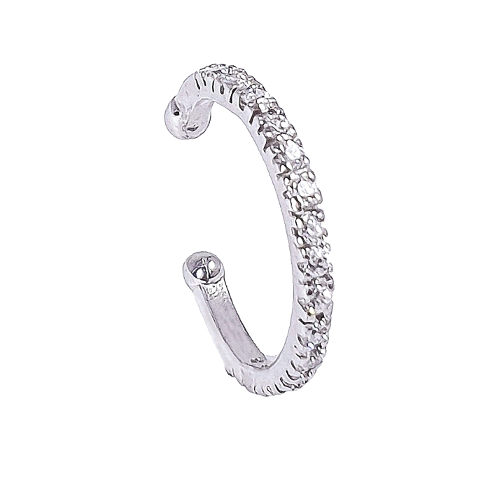 Unidad Pendiente earcuff oro 18 kt circonitas