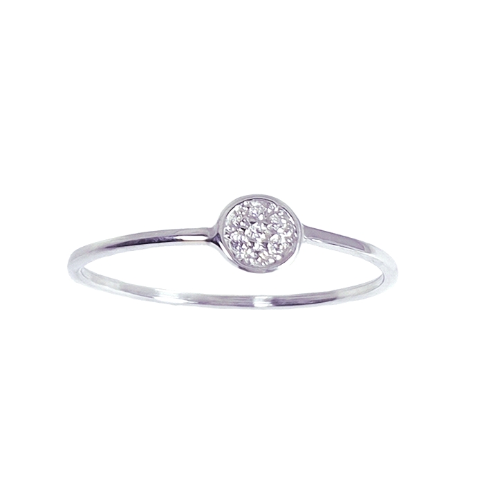 Anillo oro 18 kt diamantes