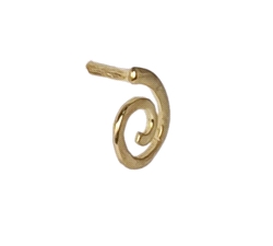 Pendientes espiral oro 18 kt