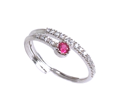 ANILLO COLOR FINO  DIAMANTES 0.17 CT